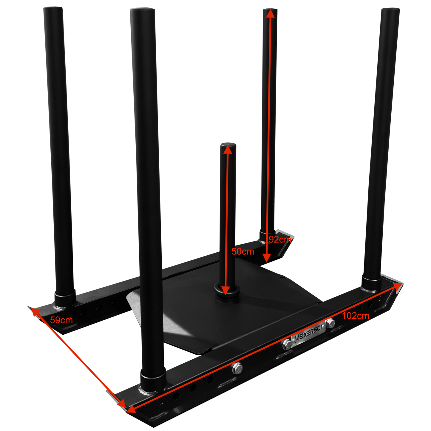 Exersci® Weight Plate Sled (4 Poles)